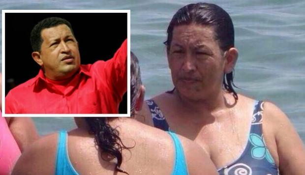 Resultado de imagen para HUGO CHAVEZ MUJER